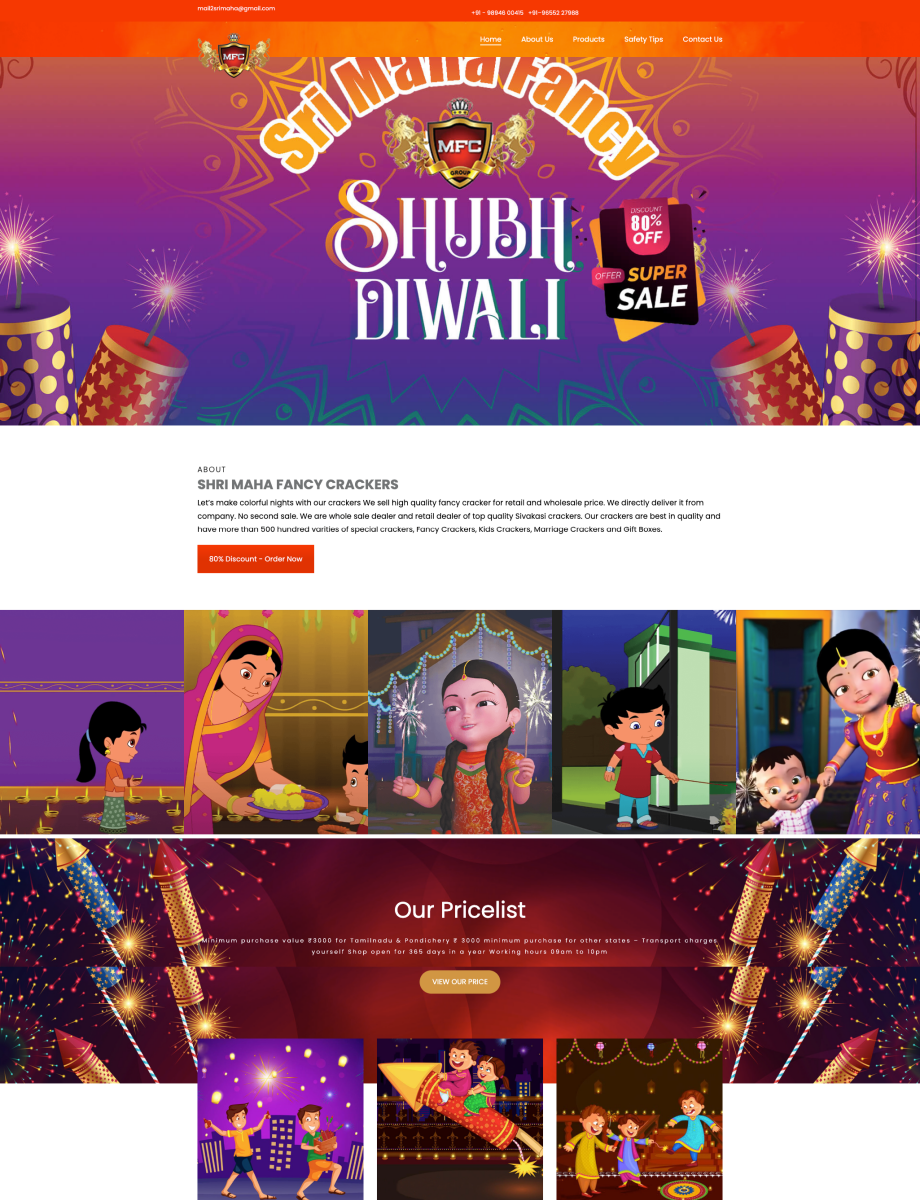 Crackers selling website