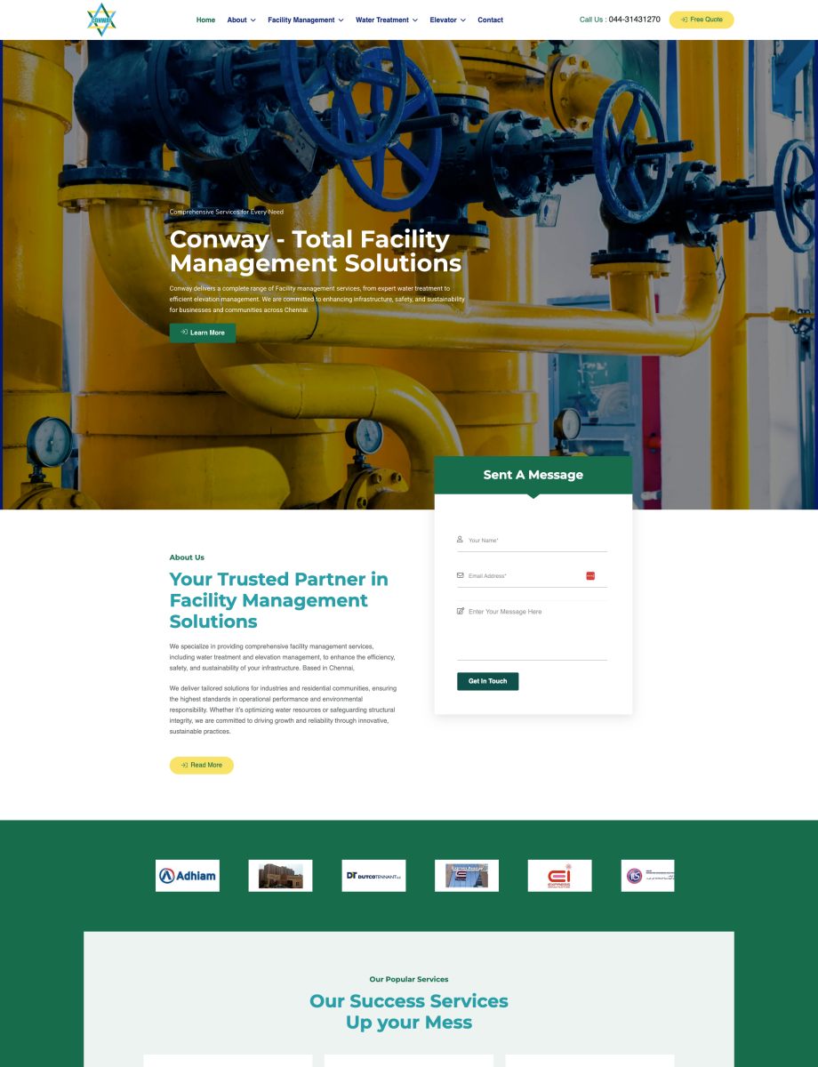 Utility management company website
